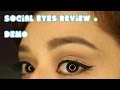 Social eyes haul, review &amp; demo + giveaway??