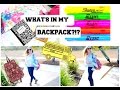 BACK TO SCHOOL: WHAT&#039;S IN MY BACKPACK + ORGANIZATION TIPS! | 2014