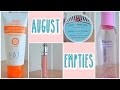 August Empties