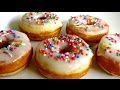 WHITE GLAZED MINI DONUTS