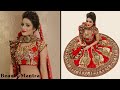 Indian Bridal Makeup - Gold Eye Makeup and Winged Eye Liner