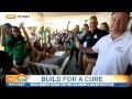 CH9 The Today Show 28 Sept 2014 / Build for a Cure Reveal / Children&#039;s Cancer Institute