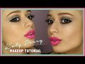 Katy Perry Makeup Tutorial | Neon Pink Lips + Light Teal Double Winged Liner