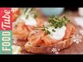 Smoked Salmon &amp; Horseradish Canapes | Jamie Oliver