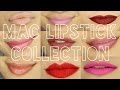 My MAC Lipstick Collection | Try On